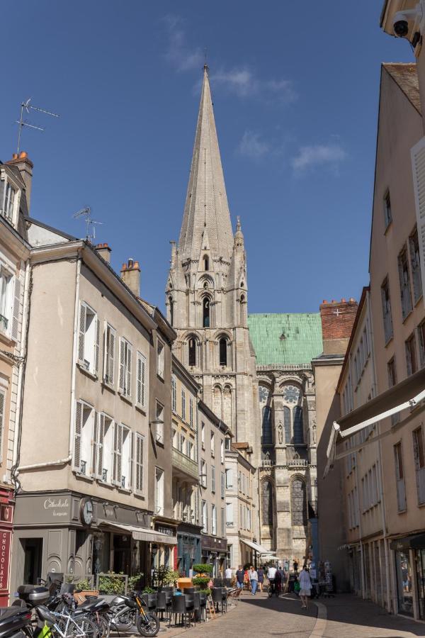 L'Elegance : T2 Proche Cathedrale De Chartres. Exterior foto